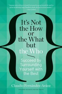 Produktbild: It's Not the How or the What but the Who