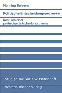 Produktbild: Politische Entscheidungsprozesse