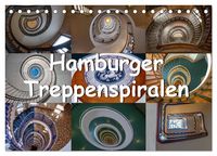 Produktbild: Hamburger Treppenspiralen (Tischkalender 2026 DIN A5 quer), CALVENDO Monatskalender