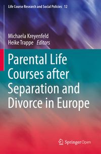 Produktbild: Parental Life Courses after Separation and Divorce in Europe