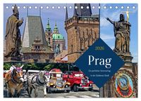 Produktbild: Prag &ndash; Ein perfekter Sommertag in der Goldenen Stadt (Tischkalender 2026 DIN A5 quer), CALVENDO Monatskalender