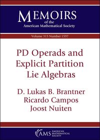 Produktbild: Brantner, D: PD Operads and Explicit Partition Lie Algebras