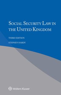Produktbild: Social Security Law in the United Kingdom