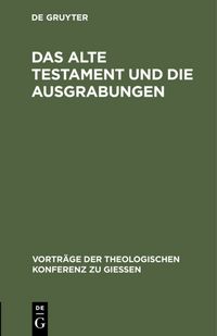 Produktbild: Das Alte Testament und die Ausgrabungen