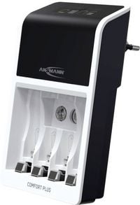 Produktbild: Ansmann Comfort Plus Rundzellen-Ladeger&auml;t NiMH Micro (AAA), Mignon (AA), 9V Block