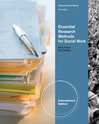 Produktbild: Rubin, A: Essential Research Methods for Social Work, Inter