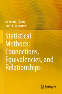 Produktbild: Statistical Methods: Connections, Equivalencies, and Relationships