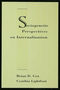 Produktbild: Sociogenetic Perspectives on Internalization