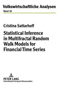 Produktbild: Statistical Inference in Multifractal Random Walk Models for Financial Time Series