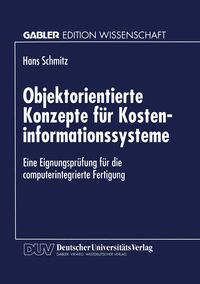 Produktbild: Objektorientierte Konzepte f&uuml;r Kosteninformationssysteme