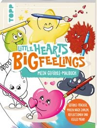 Produktbild: Little Hearts - Big Feelings - Mein Gef&uuml;hle-Malbuch