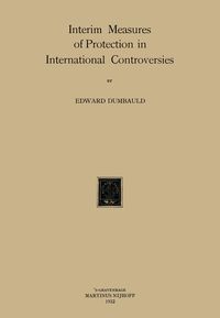 Produktbild: Interim Measures of Protection in International Controversies