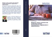 Produktbild: Badania i pismo naukowe dla student&oacute;w studi&oacute;w licencjackich, magisterskich i doktoranckich