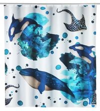 Produktbild: Duschvorhang Mod. Aquaris, 180 x 200 cm, Textil (100 % recyceltes Polyester)