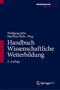 Produktbild: Handbuch Wissenschaftliche Weiterbildung