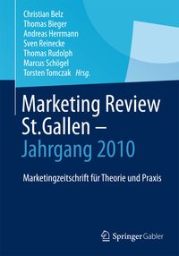 Bild vom Artikel Marketing Review St. Gallen - Jahrgang 2010 vom Autor 