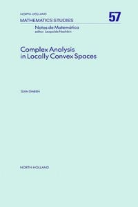 Produktbild: Complex Analysis in Locally Convex Spaces