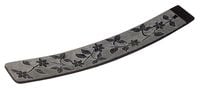 Produktbild: R&auml;ucherst&auml;bchenhalter "Blume" Black Stone graviert 25 x 4 cm