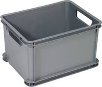 Produktbild: Curver 156012 Aufbewahrungsbox UNIBOX Classic S [15L], silber (L x B x H) 350 x 270 x 220 mm 1 St.