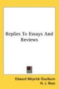 Produktbild: Replies to Essays and Reviews