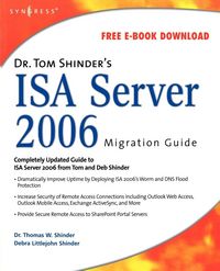 Produktbild: Dr. Tom Shinder's ISA Server 2006 Migration Guide