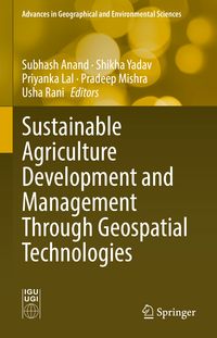 Produktbild: Sustainable Agriculture Development and Management Through Geospatial Technologies