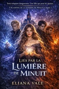 Produktbild: LI&Eacute;S PAR LA LUMI&Egrave;RE DE MINUIT (The Midnight Light Academy, #2)