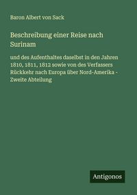 Produktbild: Beschreibung einer Reise nach Surinam