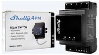 Produktbild: Shelly Pro 4PM Hutschienenrelais Bluetooth, Wi-Fi