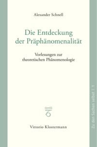 Produktbild: Die Entdeckung der Pr&auml;ph&auml;nomenalit&auml;t