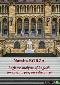 Produktbild: Register analysis of English for specific purposes discourse