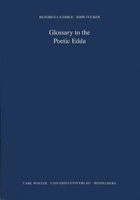 Produktbild: Glossary to the Poetic Edda