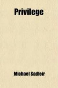 Produktbild: Privilege; A Novel of the Transition