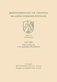 Produktbild: Statik und Dynamik in der scholastischen Wirtschaftsethik