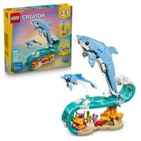 Produktbild: LEGO Creator 3-in-1-Set 31385 Meerestiere: Wundersch&ouml;ne Delfine, Spiel