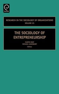 Produktbild: The Sociology of Entrepreneurship