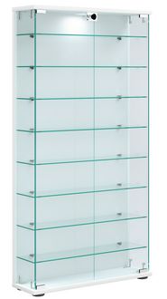 Produktbild: Holz Glas Stand Vitrine Sammelvitrine Stelas L