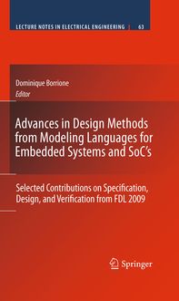 Produktbild: Advances in Design Methods from Modeling Languages for Embedded Systems and SoC&rsquo;s