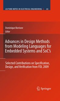 Produktbild: Advances in Design Methods from Modeling Languages for Embedded Systems and SoC&rsquo;s