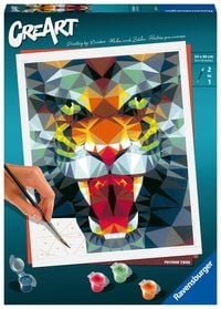 Bild vom Artikel Ravensburger - Malen nach Zahlen - CreArt - Polygon Tiger vom Autor 