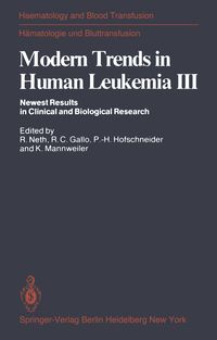 Produktbild: Modern Trends in Human Leukemia III
