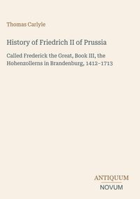 Produktbild: History of Friedrich II of Prussia