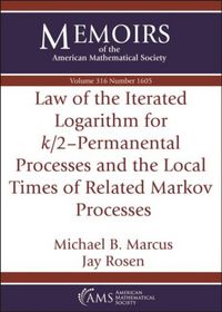 Produktbild: Rosen, J: Law of the Iterated Logarithm for $k/2$-Permanenta