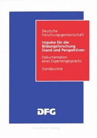 Produktbild: Impulse f&uuml;r die Bildungsforschung