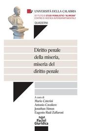 Produktbild: Diritto penale della miseria, miseria del diritto penale