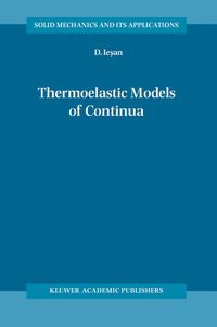 Produktbild: Thermoelastic Models of Continua