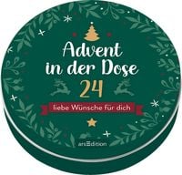 Produktbild: Advent in der Dose. 24 liebe W&uuml;nsche f&uuml;r dich