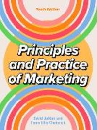 Bild vom Artikel Principles and Practice of Marketing vom Autor David Jobber