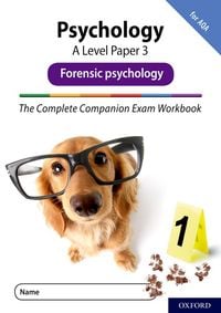 Produktbild: The Complete Companions Fourth Edition: 16-18: AQA Psychology A Level Paper 3 Exam Workbook: Forensic psychology