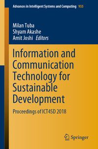 Produktbild: Information and Communication Technology for Sustainable Development